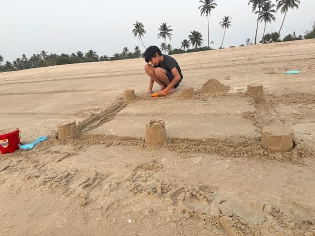 Sand Castle Building